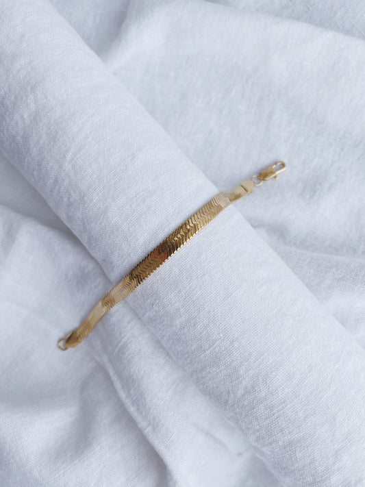 Snake Herringbone Bracelet